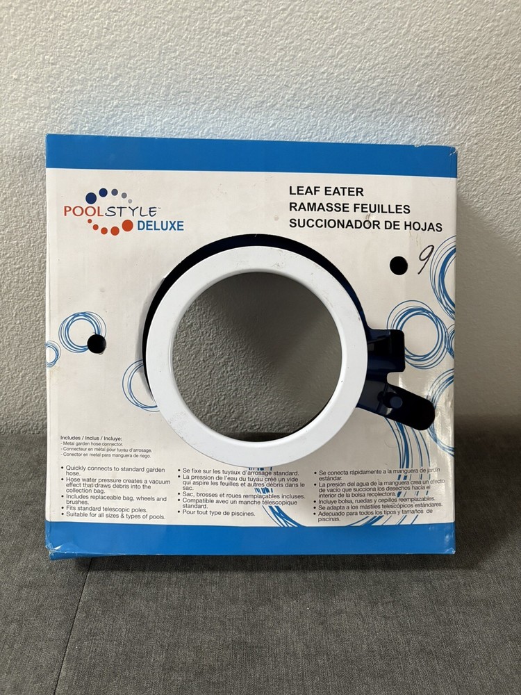 Pool Vacuum Cleaner Leaf Eater with bag hose suction