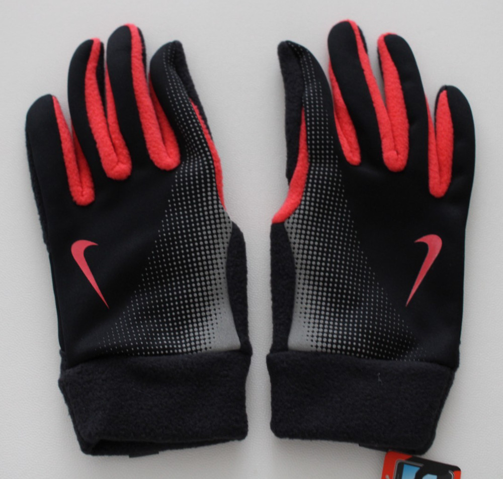 Nike Men's Thermal Tech Running Gloves Medium Black/Silver