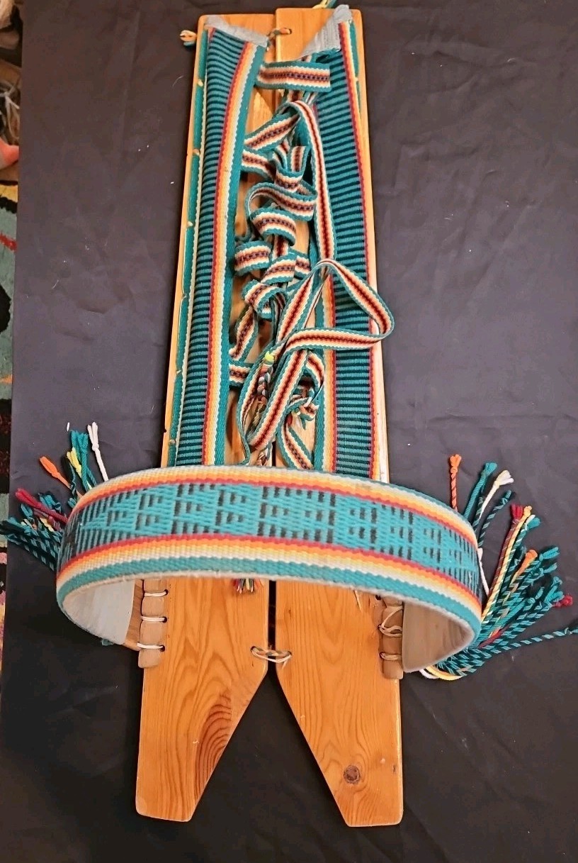 Traditional Native American Cedar Cradle Board Handmade