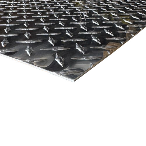 24" x 36" Diamond Plate Aluminum .063" Thick (1/16 in) - Treadplate, 3003 Alloy