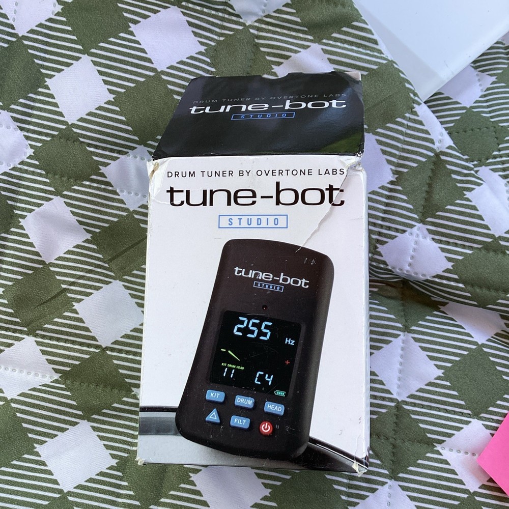 OVERTONE LABS Tune-Bot Studio - Digital Drum Tuner - Black