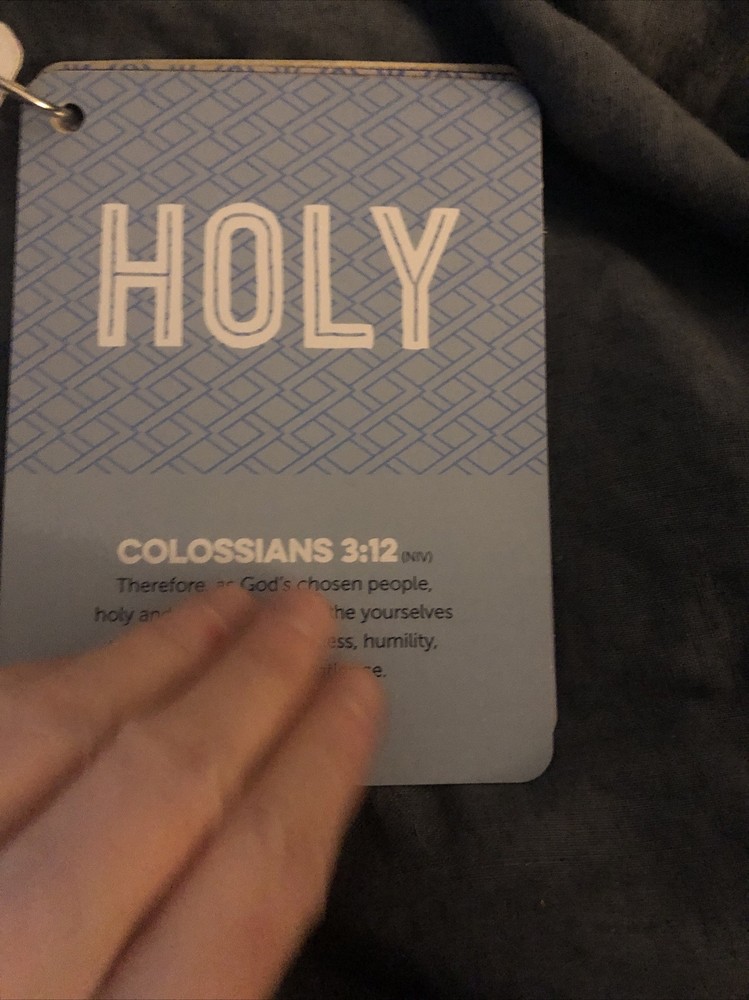 Scriptionery - Go forth Scripture Truths 20 Bible Verses Cards on a ring