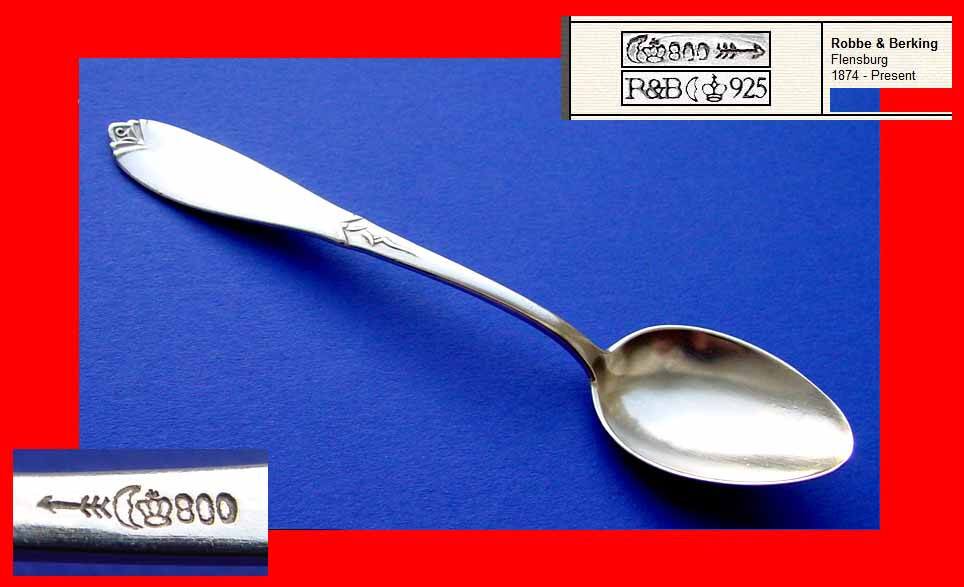 Elegant Spoon by Robbe & Berking, 800 Silver A360