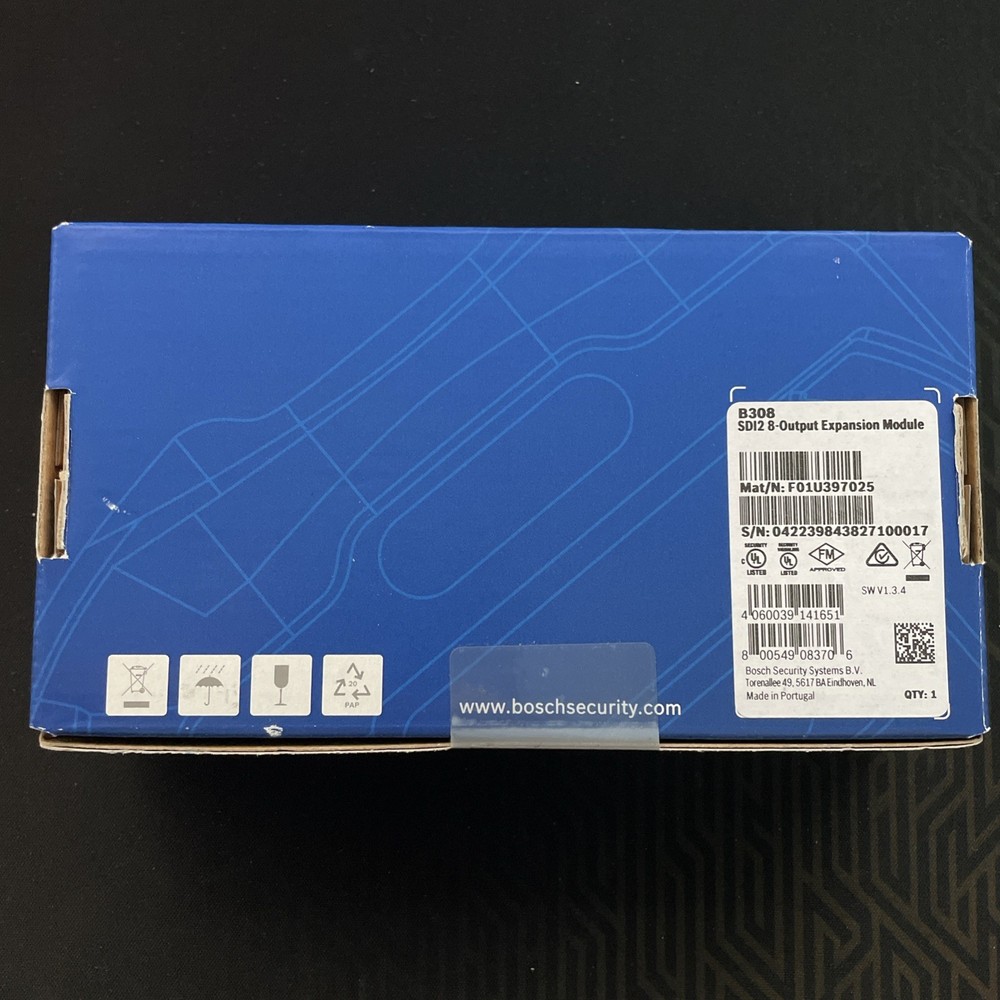 BOSCH B308 Octo-Output Interface Module, with Relays, Programmable.