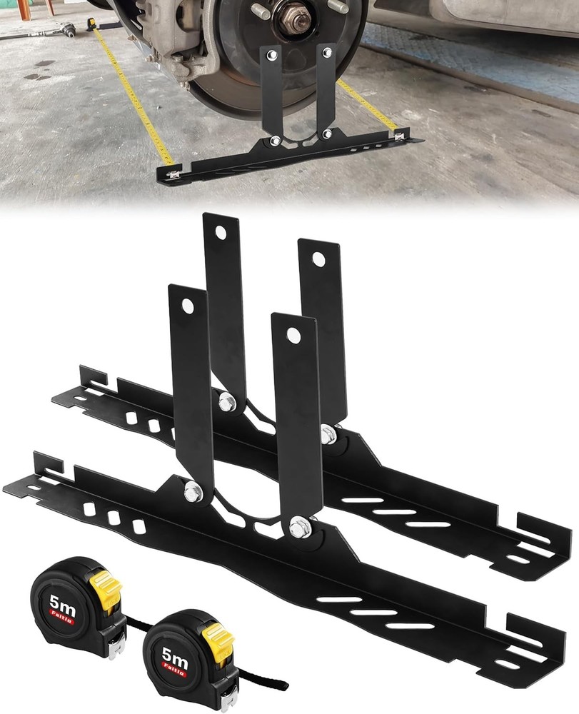 Upgraded Wheel Alignment Tool Kit, Toe Alignment Tool Plates with E... Fast Ship