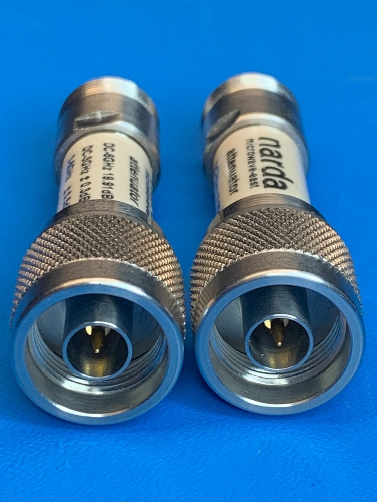 2 pcs narda attenuator DC-6GHz 19.95dB 773-20
