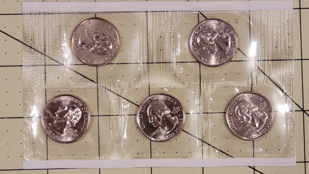 1999-P Uncirculated 5 Coin Mint Set Plus 5 First Issue State Quarters