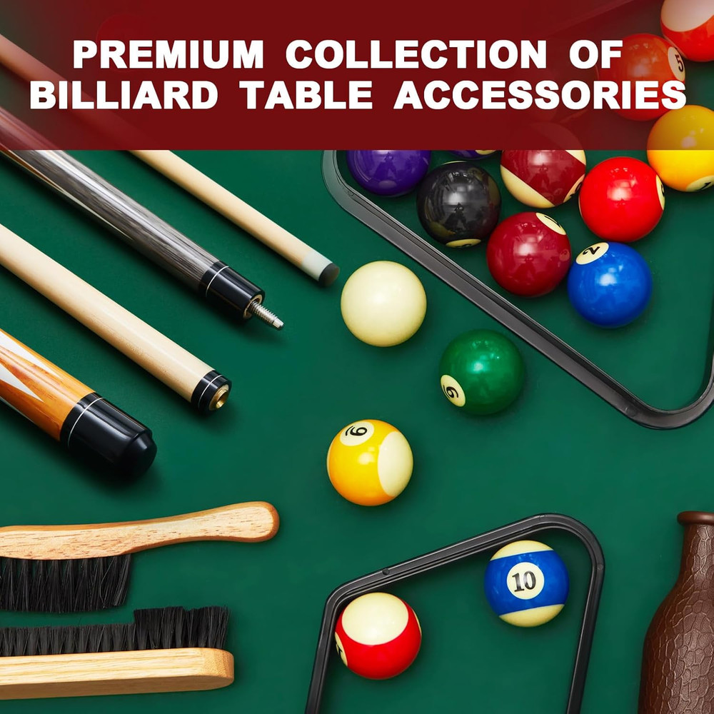 Pool Table Accessories Billiards Accessories Billiard Pool Balls with Triangle a