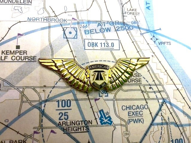 ATA Airline Flight Attendant Wing