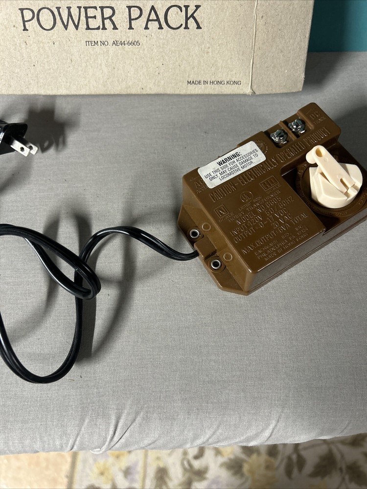 Vintage Bachmann Electric Controller Model #6605 AC & DC 120V Replacement W/Box!
