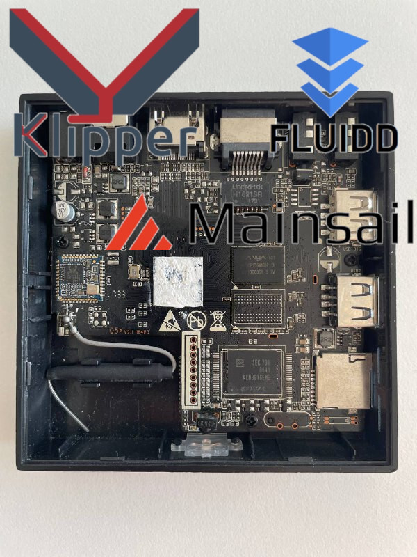 Klipper, Moonraker, Mailsail, Fluidd, OctoPrint 3D Printer Manager Box