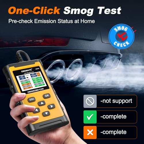 Car Scanner, Read&Clear Codes| Wireless Printing| Battery Voltage Test| OM301