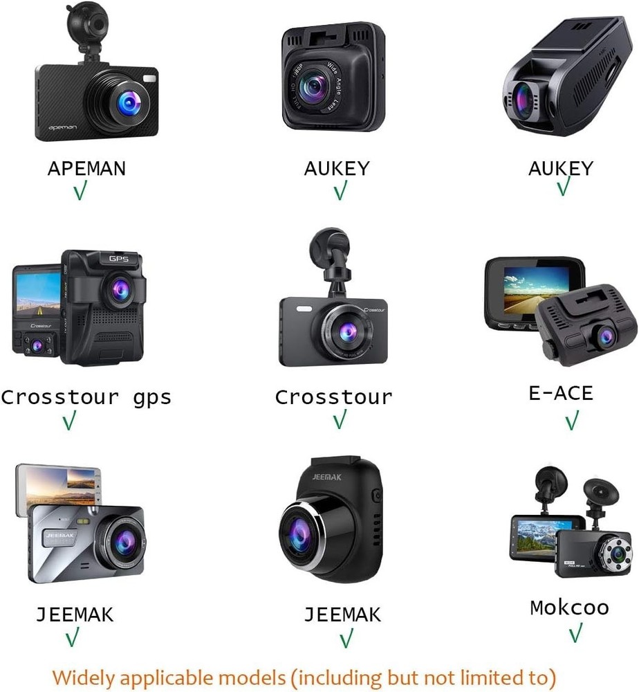 Dash Cam Mirror Mount with 16 Adjustable Joints for Enhanced Visibility
