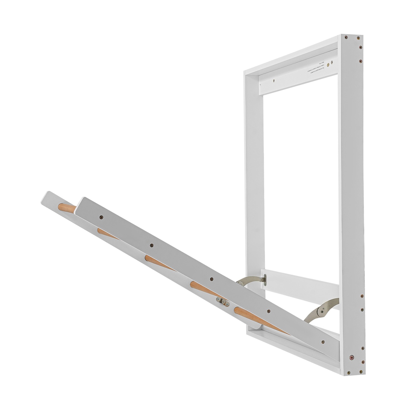 Wall Mounted Clothes Drying Rack, Indoor Folding Clothes Drying Rack for Laundry