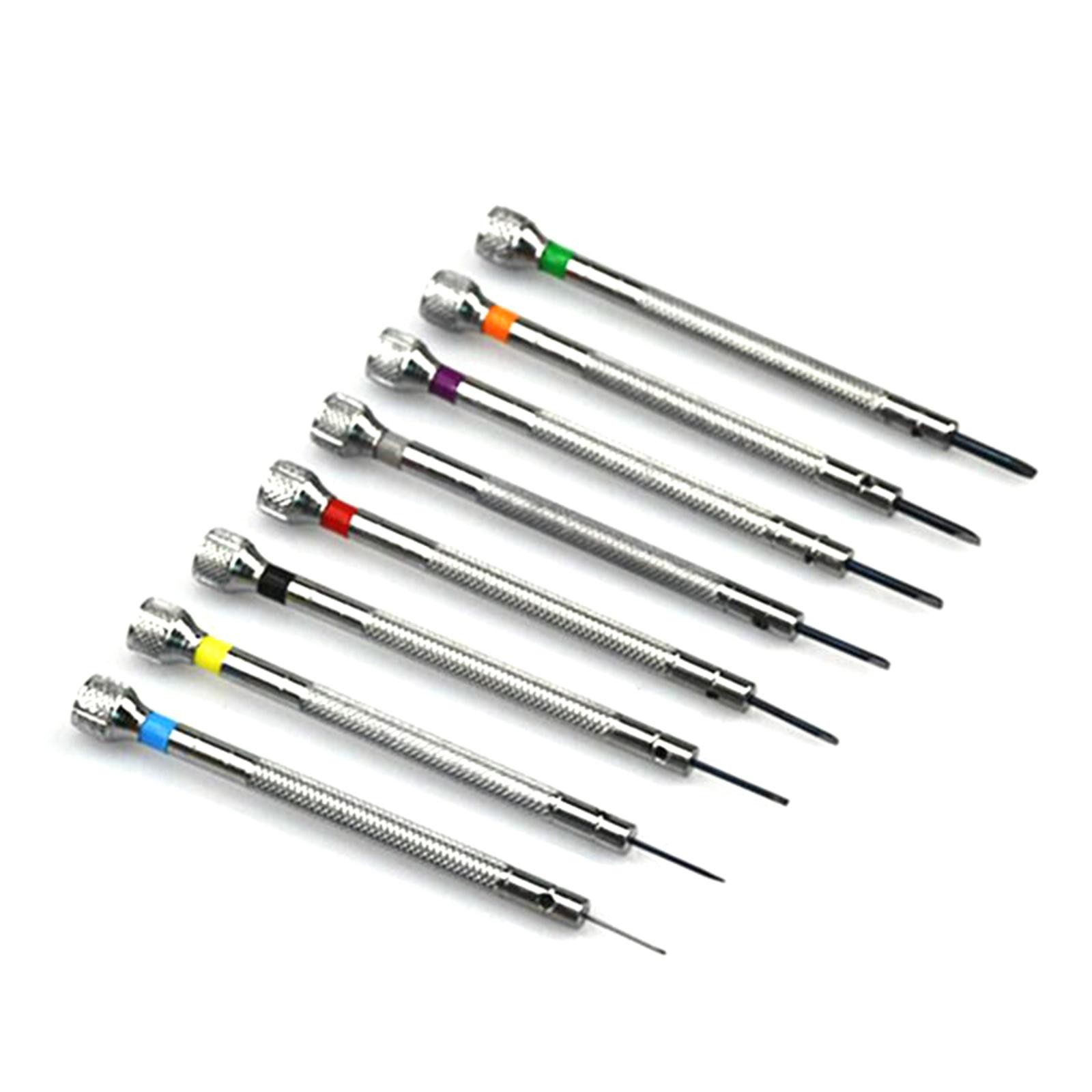 13Pack Metal 0.6-2.0mm 90mm Long Screwdrivers Repair Tools For Watchmakers Watch