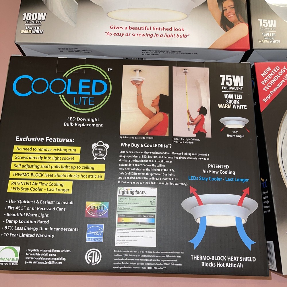 LED (4) Downlight Bulb Replacements ~ NEW In Box