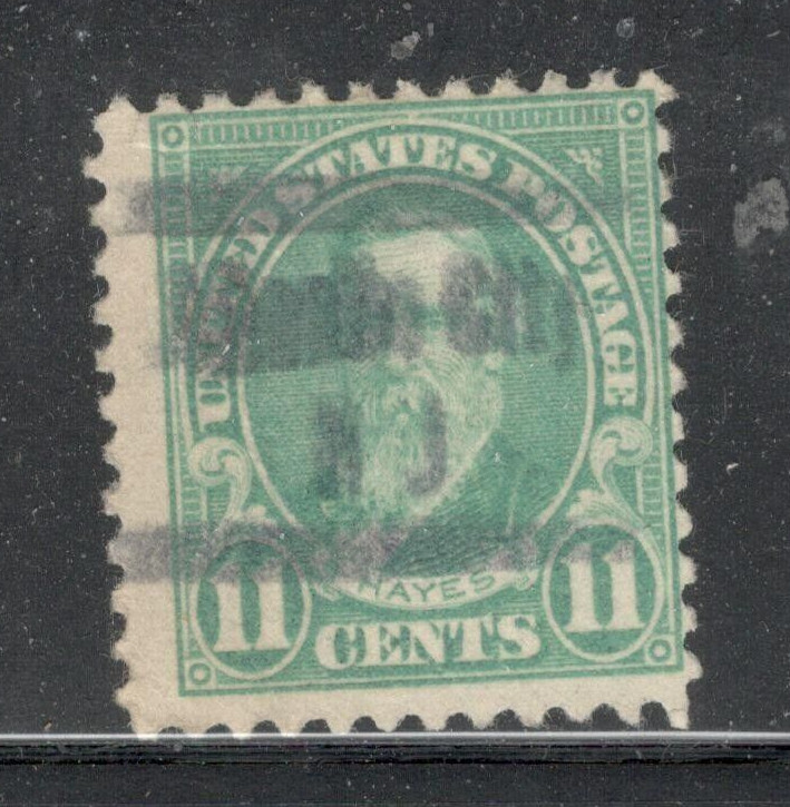 Sc # 563 ~ 11 cent Hayes Issue, Precancel, Atlantic City N J