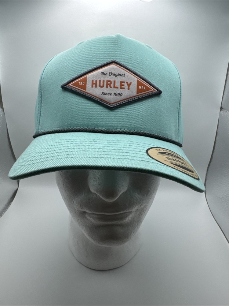 Hurley Hat Cap Strapback Adjustable Rope Green Outdoor NWT