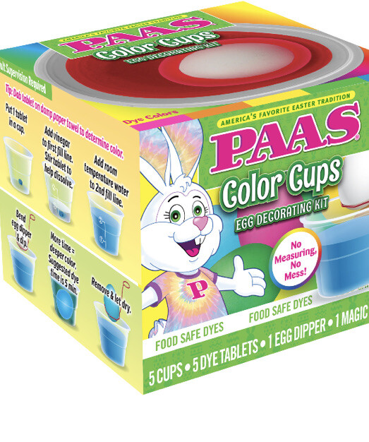 PAAS Easter Egg Decorating and Dye Kit , Color Cups, 1 Kit