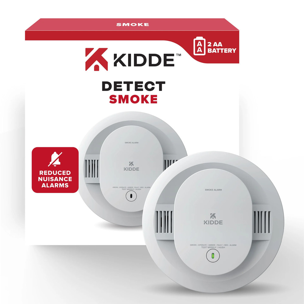 NEW - Kidde Detect Smoke Alarm Model 20SDR 2 AA BATTERY POWERED