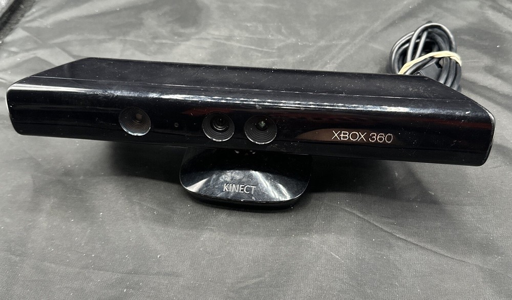Microsoft Xbox 360 Black Kinect Sensor Bar 1414 In Original Box B4
