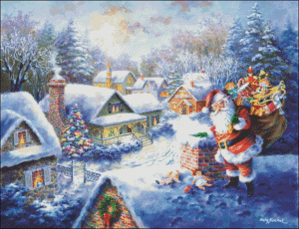 Chart Needlework Crafts DIY - Counted Cross Stitch Patterns - Bringing Joy