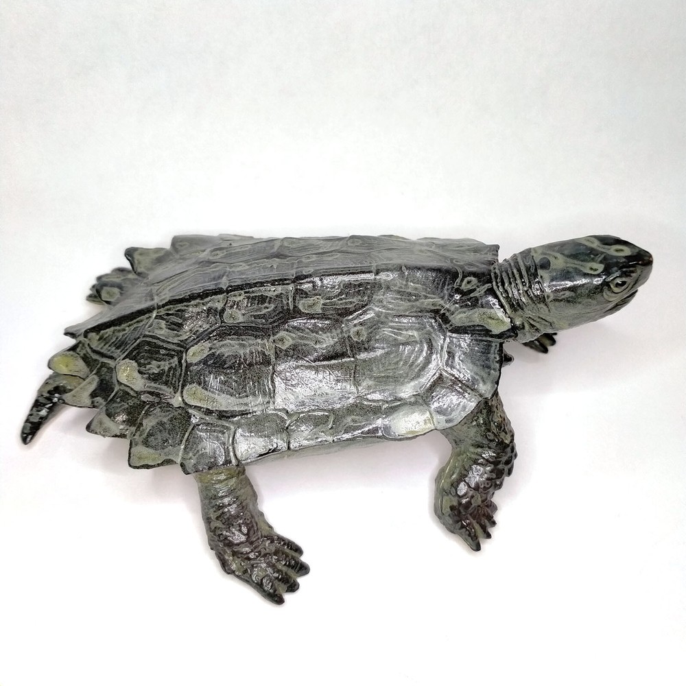 Geoemyda ? Notched turtle by AAA solid rubber figure tortoise A.A.A. NEW