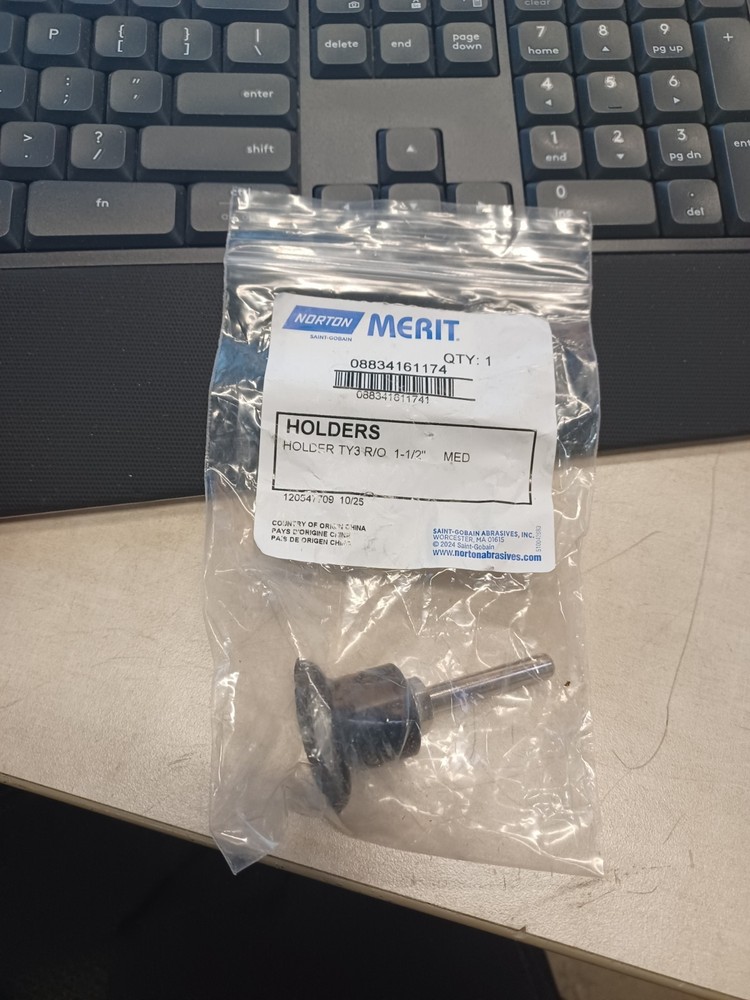 Norton 08834161174 1-1/2" Medium TR Quick-change Back-up Pads
