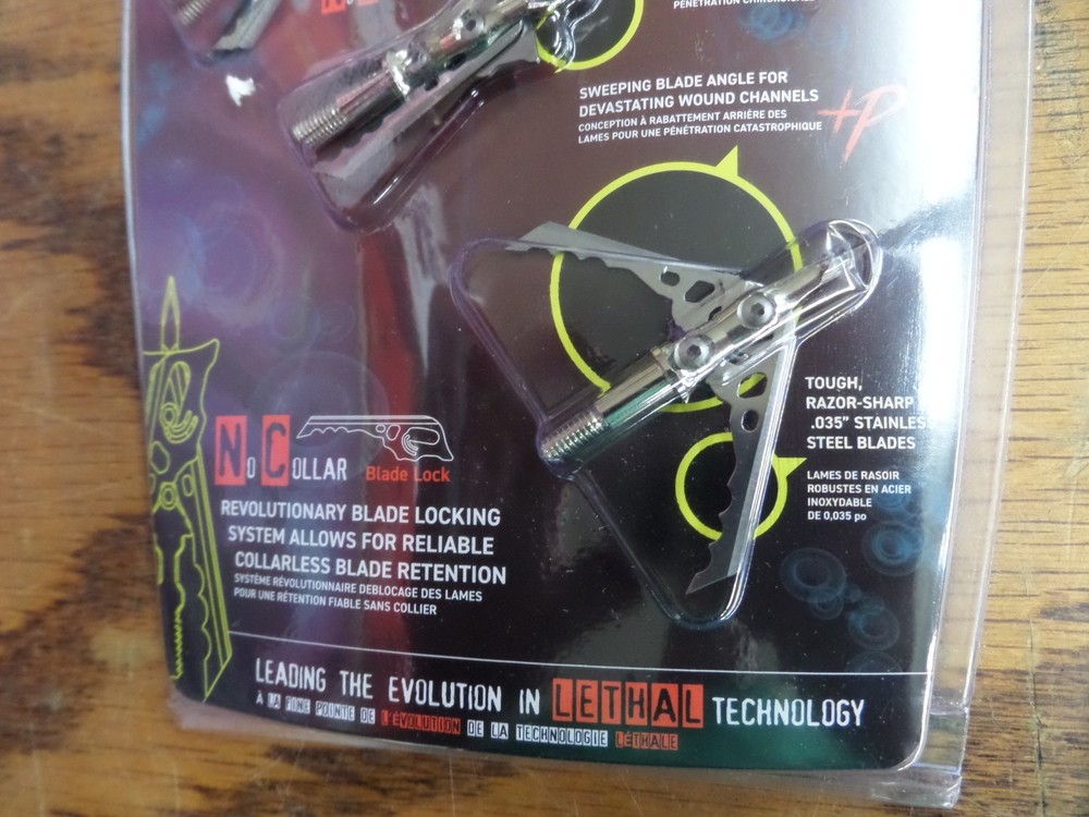 Rage Hypodermic NC +P Broadhead 3-Pack - 125 Grain