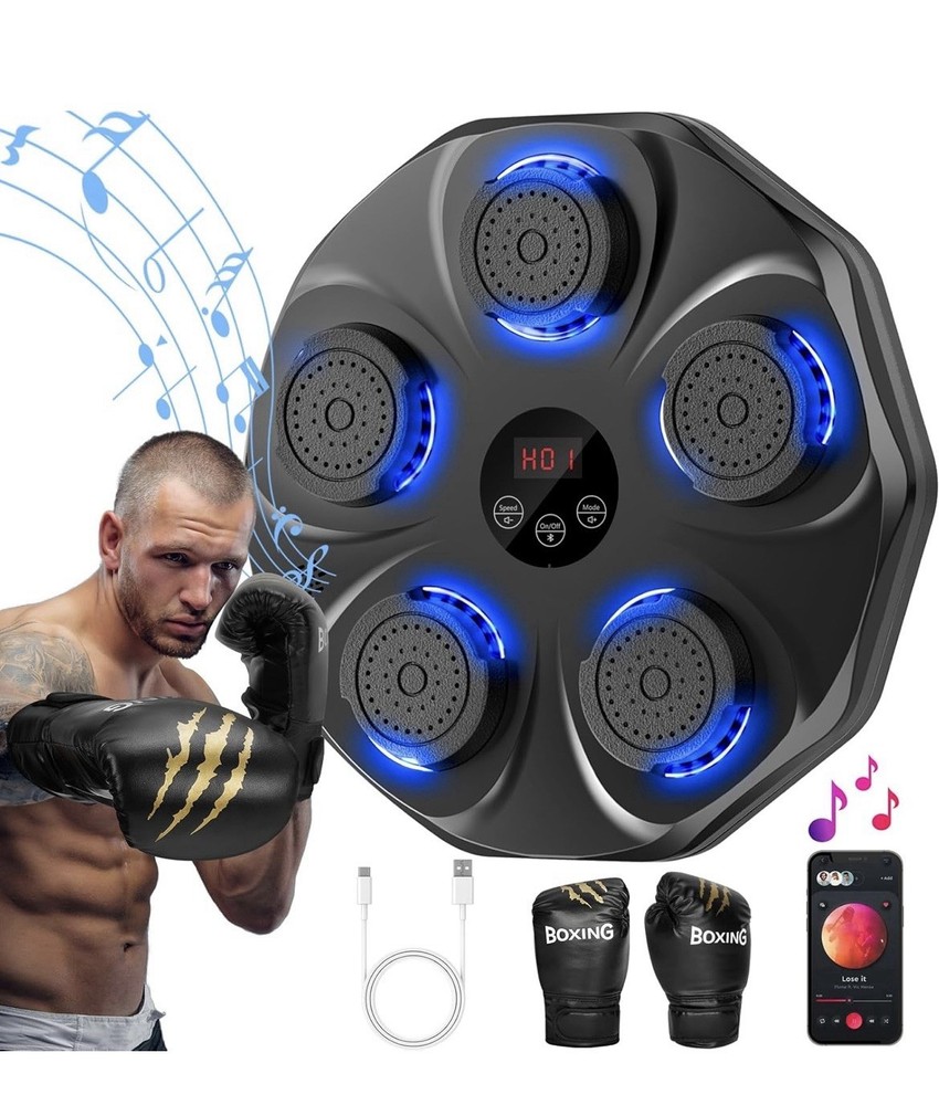 TGLLM Music Boxing Machine Bluetooth Training Target Device for Boxing Practice