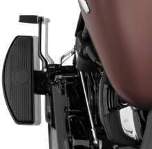 Motorcycle Foot Control Component: Driver Floorboard Extension Spacers with Bolt