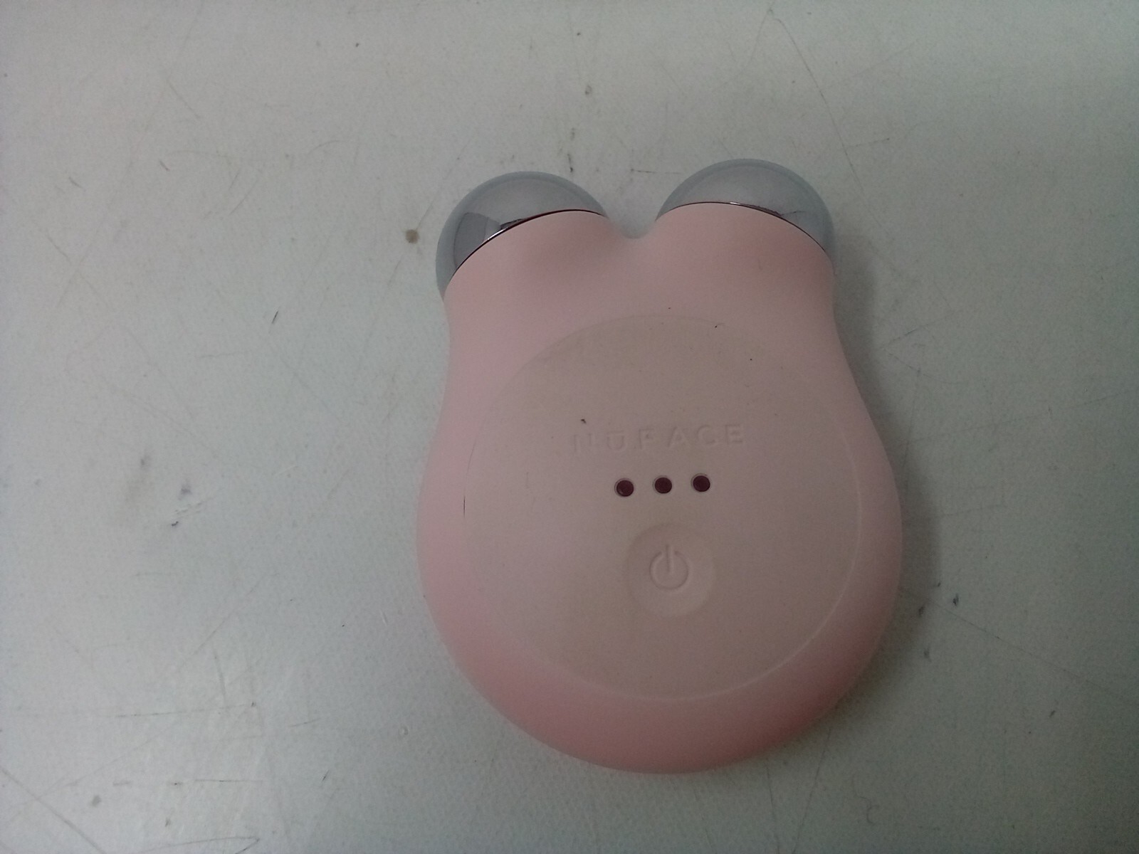 NuFACE Mini+ Plus Petite Facial Toning Device Pink Sandy Rose - Device Only