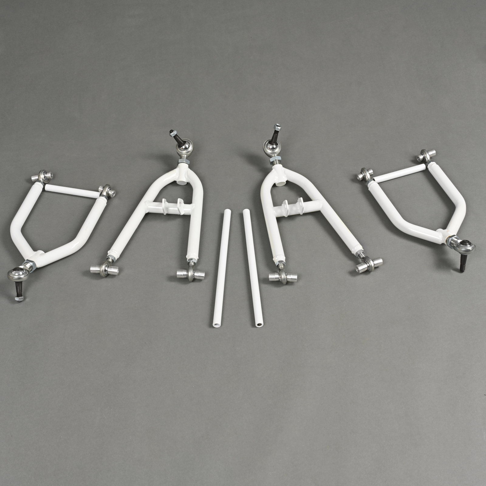 Front Control A-Arms +2+1 For Yamaha Banshee 350 YFZ 350 1987-2006 White+Silvery