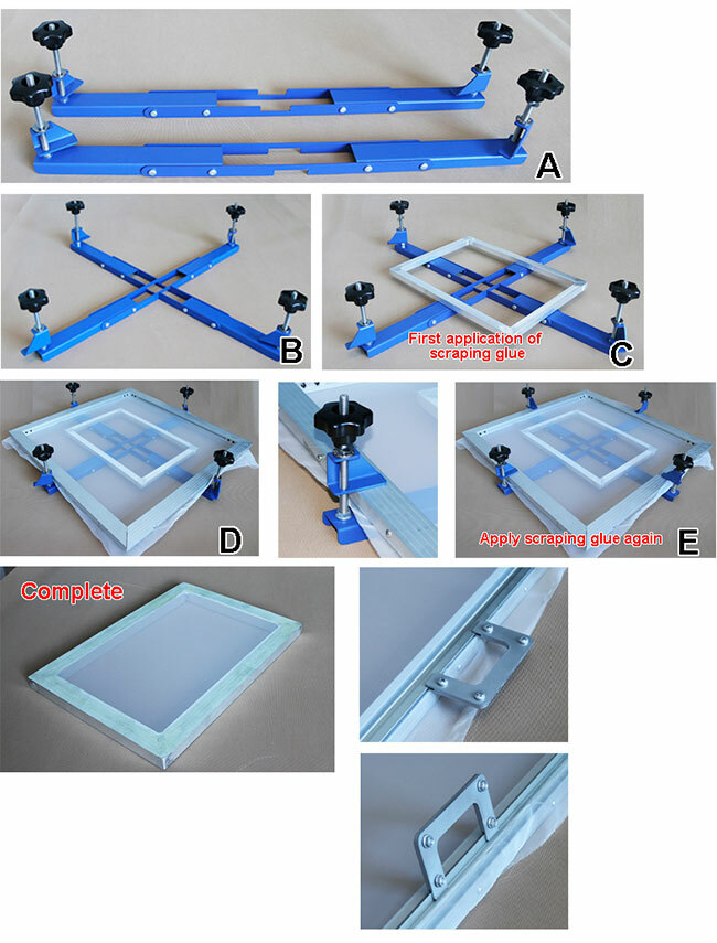 24"x24" Self Stretching Screen Frame Type Multi-functional Stretcher 60x60cm