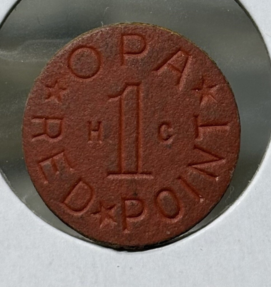 Opa Red Point HC WWII US Ration Token