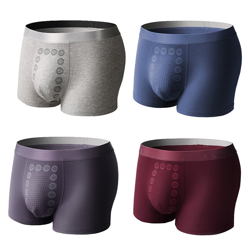 6/4PACK Energy-field-therapy Mens Underwear,Long Lasting Magneticfit Slim Pants