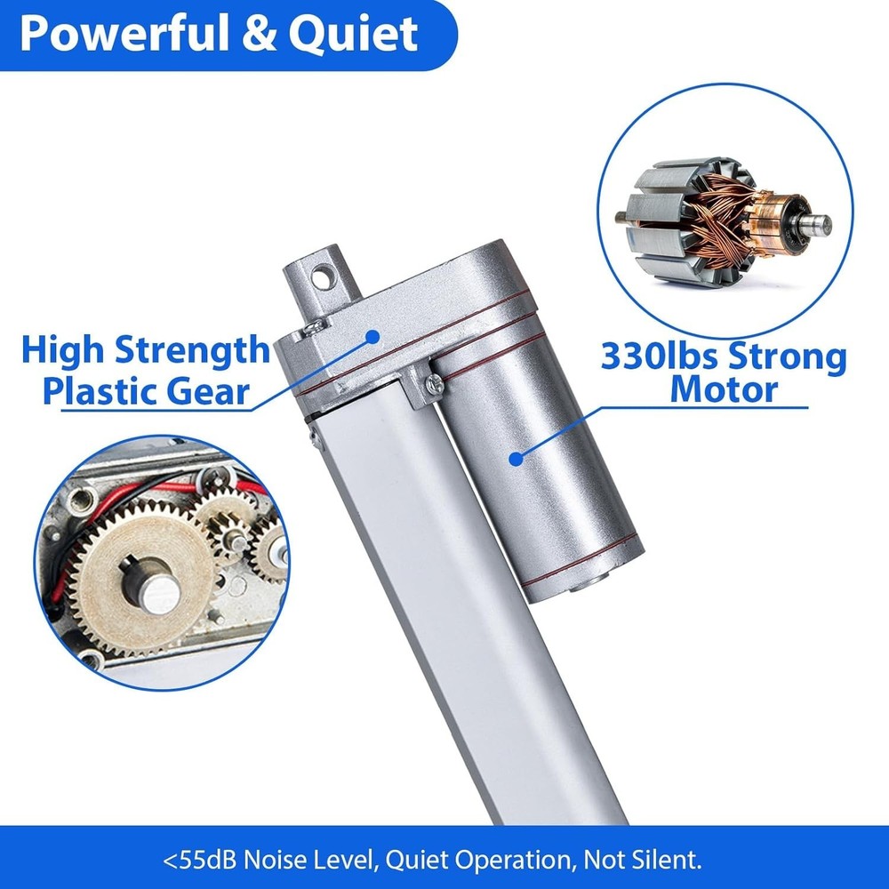 Heavy Duty 330lbs/1500N Solar Tracker Linear Actuator Multi-Functions with Mo...
