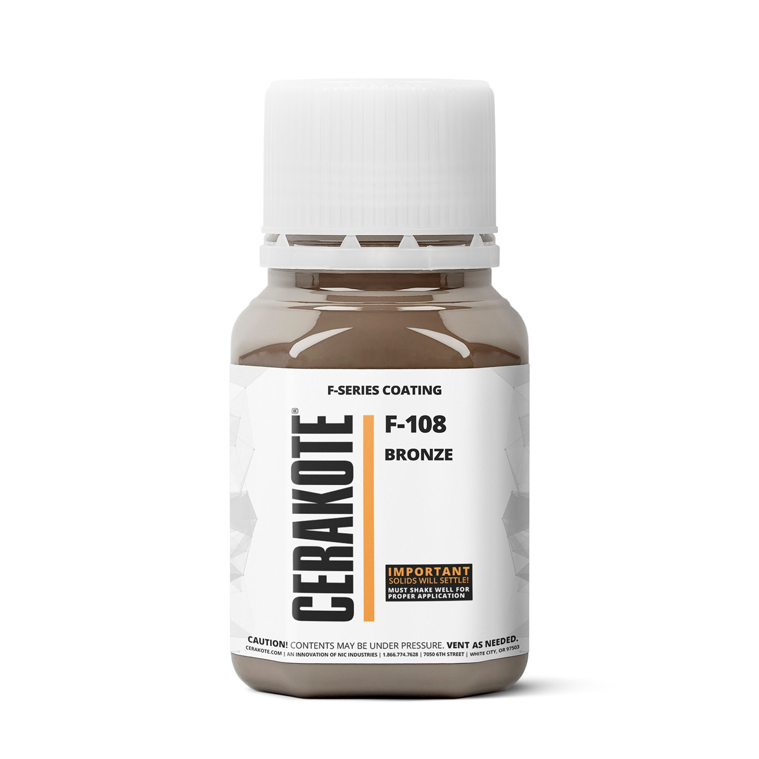 CERAKOTE F-SERIES BRONZE (4 oz) F-108T – Fast Curing, (Part B) Included