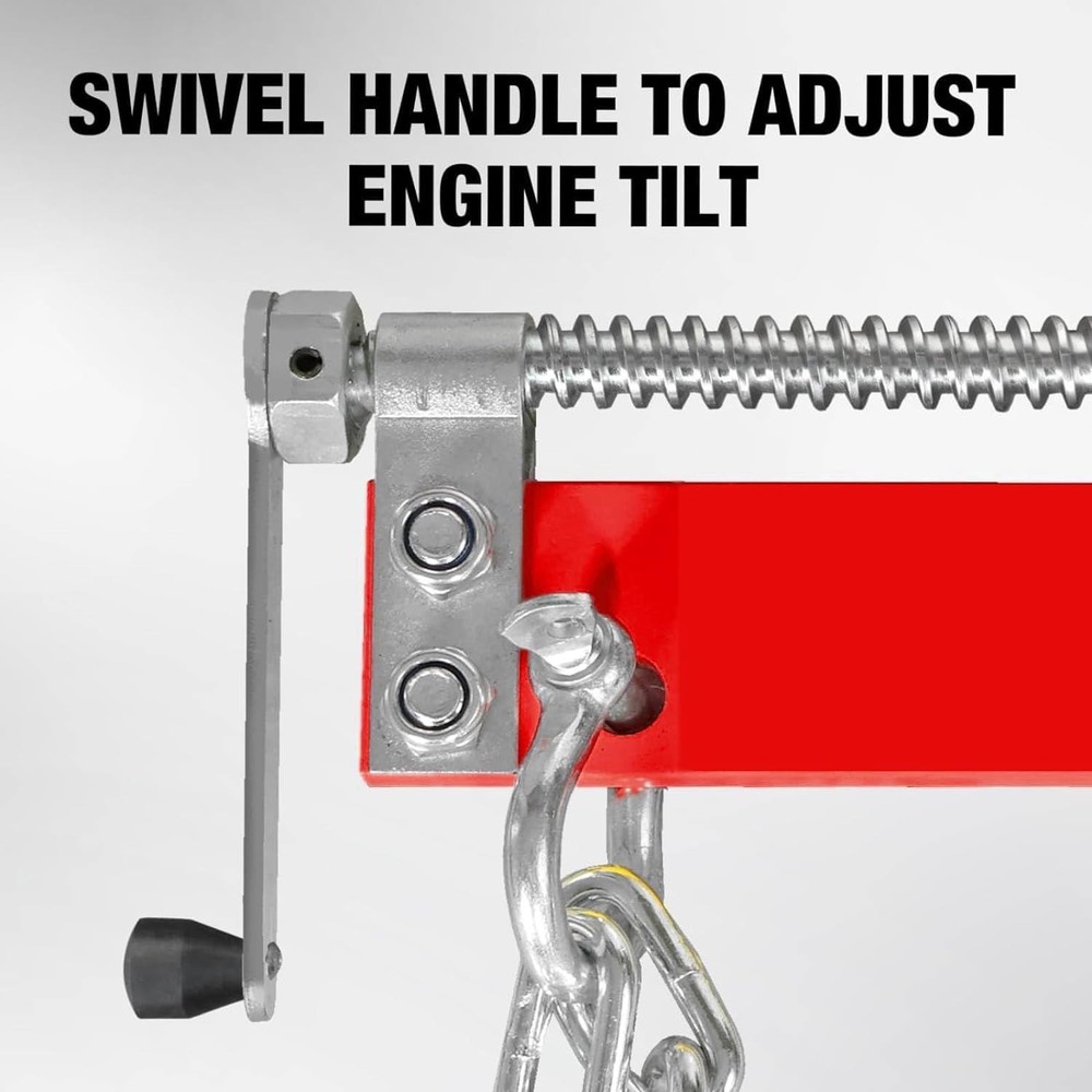 Professional Grade Engine Hoist Accessory - 3 Position Leveler for Easy Handling