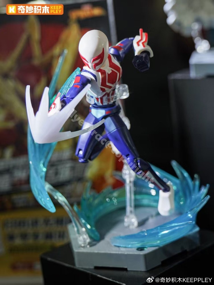 Keeppley Marvel Zero 1 Spider-man 2099 Assembly Model Figure