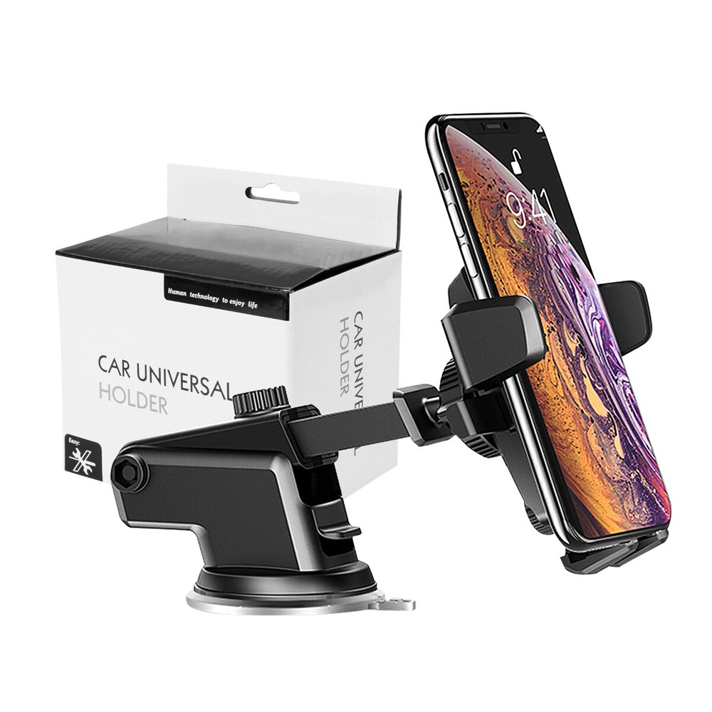 AICase Easy One Touch Dash & Windshield Smartphone Quick Locking Car Mount