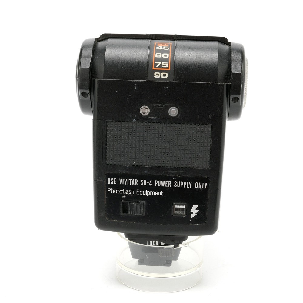Vivitar 283 Auto Thyristor Flash w/ Filter Adapter & Sensor Adapter