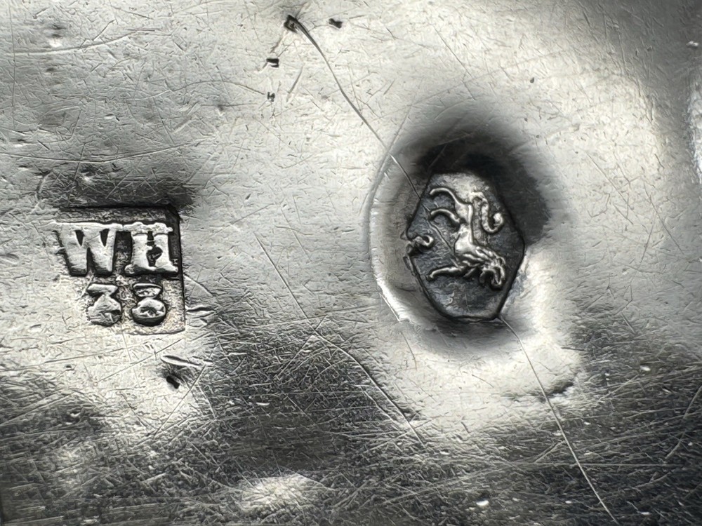 Antique Dutch 833 Silver Snuff Box