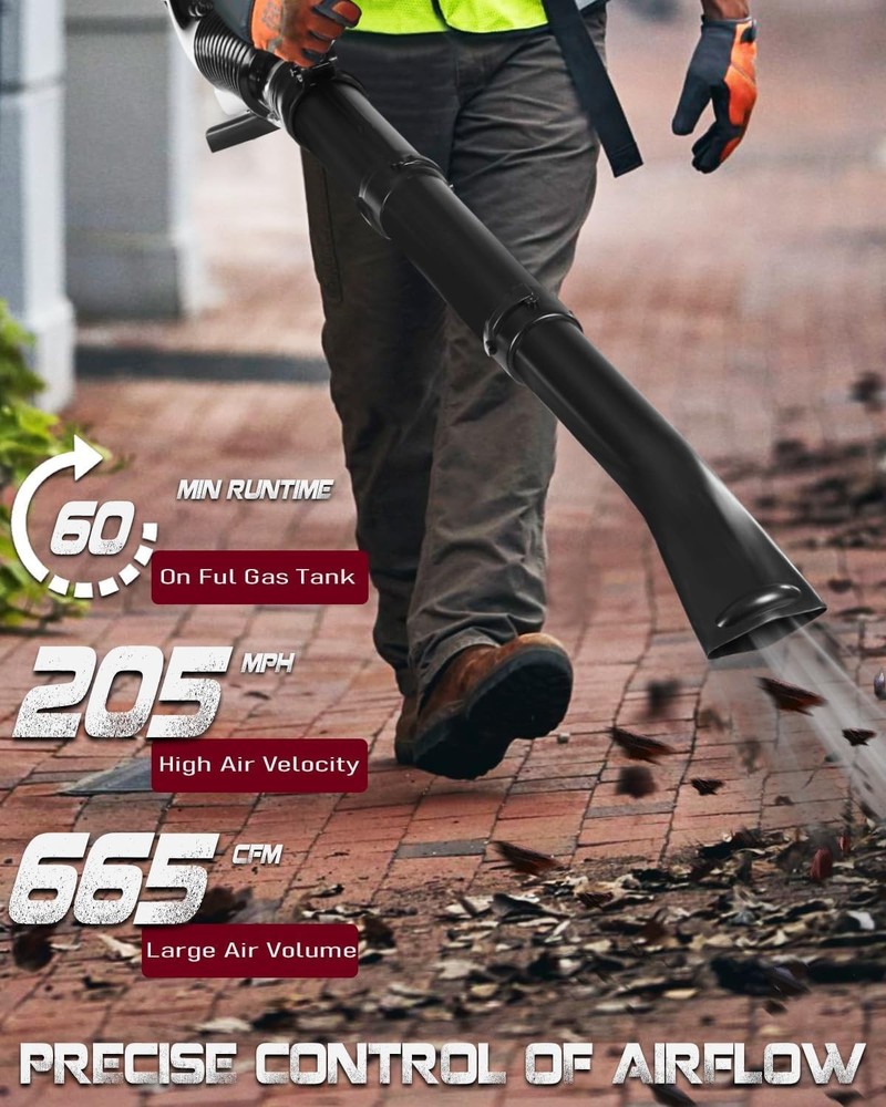 Commercial-Grade Gas Backpack Leaf Blower