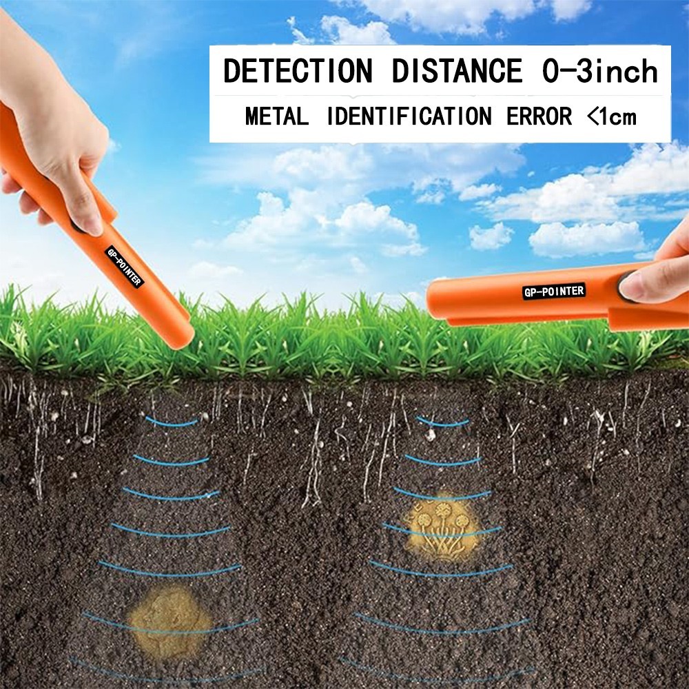 Metal Detector HandHeld Pro Pinpointer Pointer Probe Waterproof Sensitive Tester