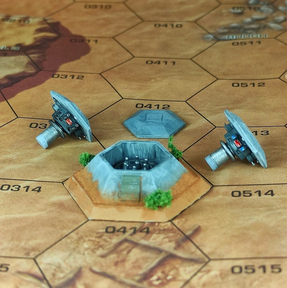 Dot hex - 6mm Sir Mortimer x2