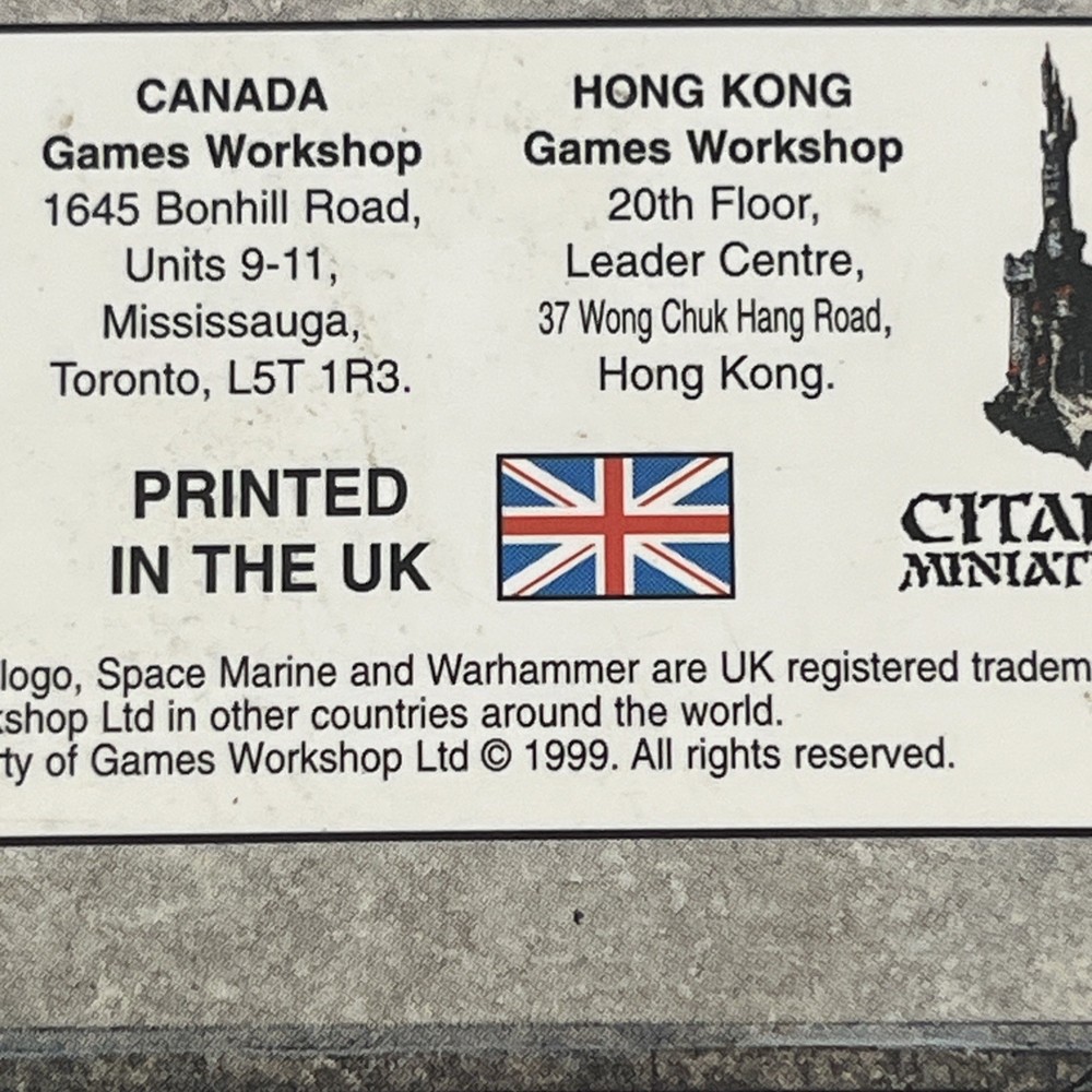 Warhammer 40K Codex Dark Angels - 1999 2nd Edition Games Workshop Supplement