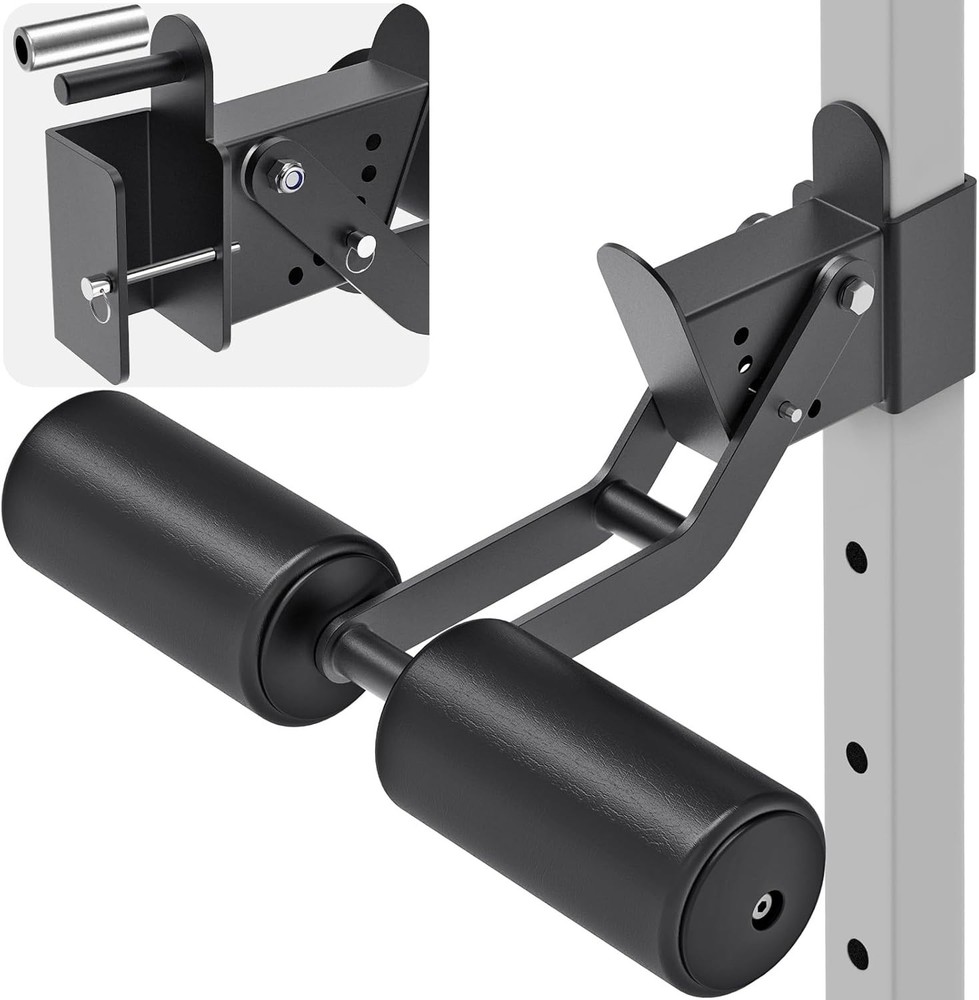 Nordic Hamstring Curl Attachment for 2" x 2" Power Rack - Adjustable Leg Support