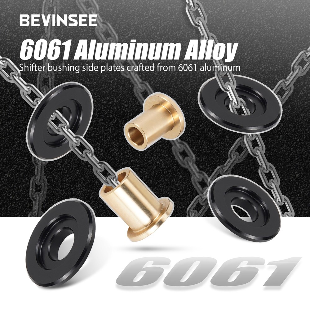 Solid Shifter Cable Bushing Upgrade Front to Back 10mm Side to Side 8mm For VW