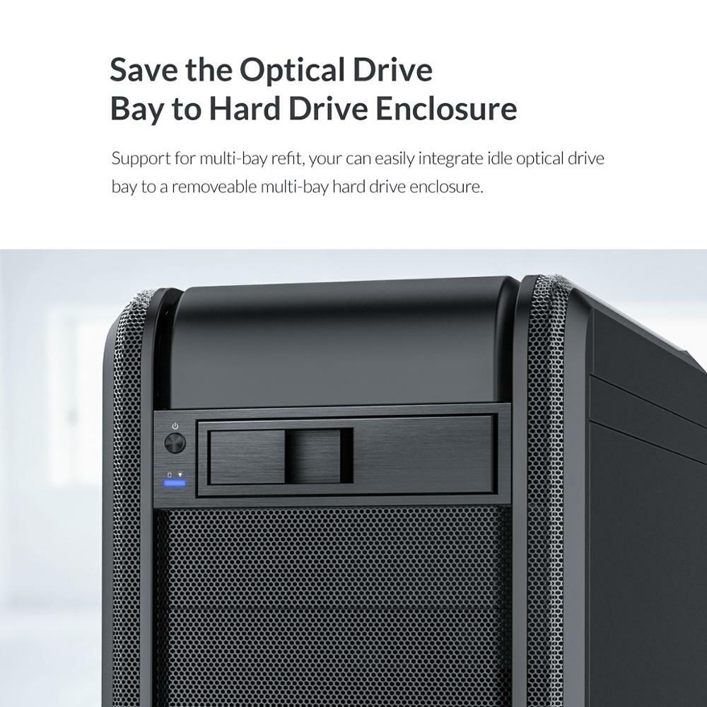 ORICO 5.25inch Tray-Less Hot-Swap Mobile Rack for SATA 3.5" Hard Drive HDD Dock